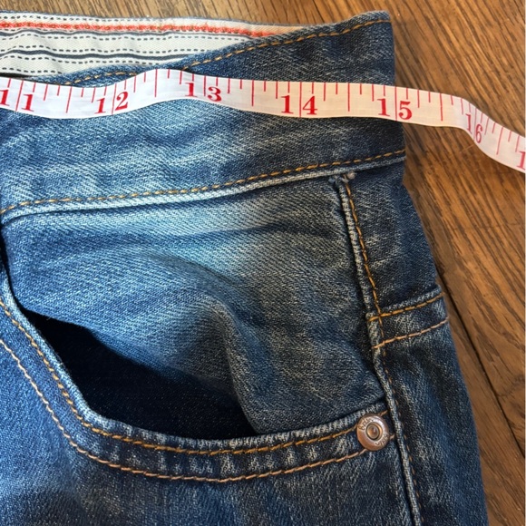 Boden Teen Jeans 15Y Faded Med Denim Strait Leg Adjustable Waist - Picture 4 of 5